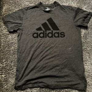 Adidas black and grey tee